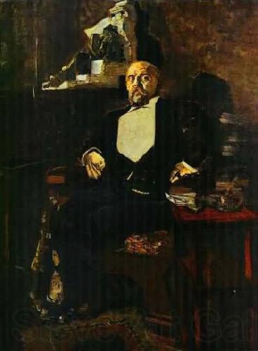 Mikhail Vrubel Portrait of Savva Mamontov Spain oil painting art